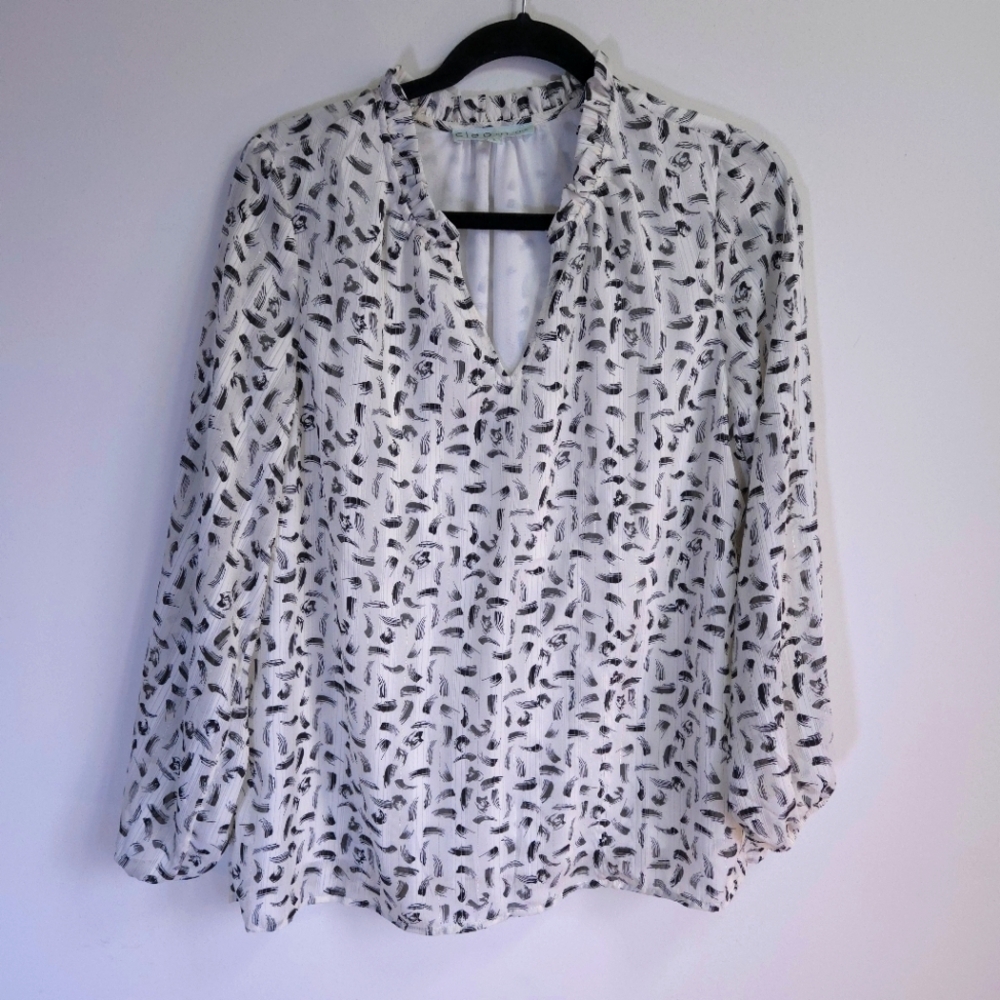 Cleo Ruffle Neck Blouse